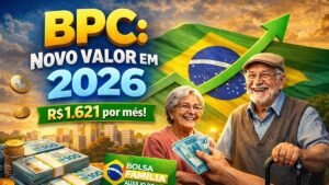 Idosos representando beneficiários do BPC com novo valor em 2026